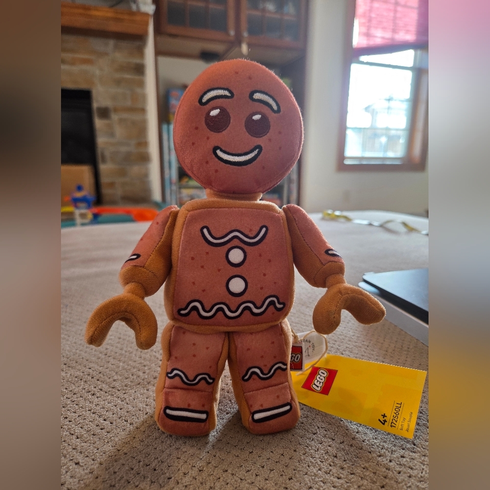 New Gingerbread Lego 9" Plush Collection 2025 172560LL Christmas 2025 Soft Toy - Picture 7 of 16